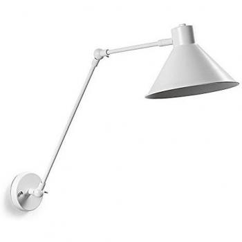 Kave Home - Aplique de Pared Dione Blanco de Acero
