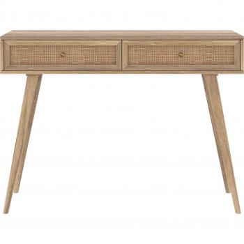 Consola de madera de mango con 2 cajones - Masala