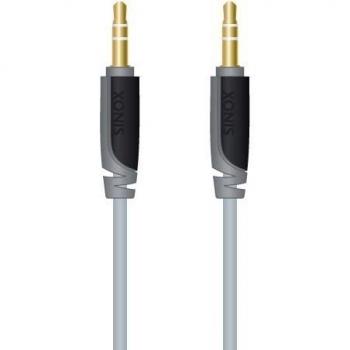 Sinox SXA3300 cable de audio 0,5 m 3,5mm Gris - Cables de audio
