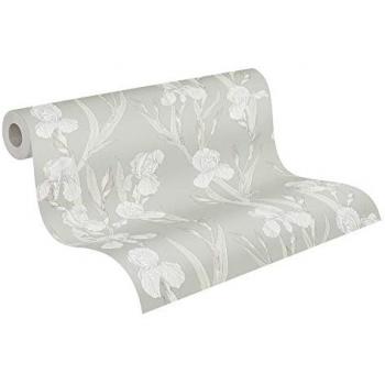 Papel Tapiz No Tejido Floral Botánico Daniel Hechter - Diseño Elegante para Sala, Dormitorio y Cocina (0.53 x 5.33 m)