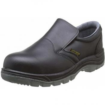 SAFETY JOGGER S3 Zapatos de Seguridad para Hombres con Punta de Acero 43 EU- X0600 - Botas de Trabajo Antideslizantes para Mujeres, Zapatos de Seguridad de Cuero, Resistentes al Agua, Negros