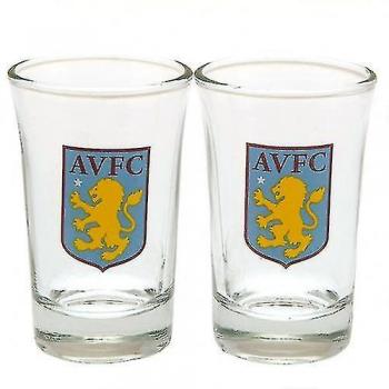 Set de Copas de Chupito Aston Villa FC (Pack de 2) Claro/azul/amarillo One Size