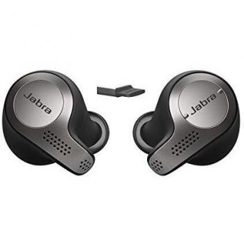 Jabra Evolve 65t - Auriculares Inalámbrico, Dentro de oído, Binaural, Intraaural, 100-10000 Hz, Negro, Titanio