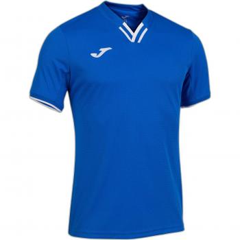 Joma Toletum IV Men's Short Sleeve T-Shirt Royal White