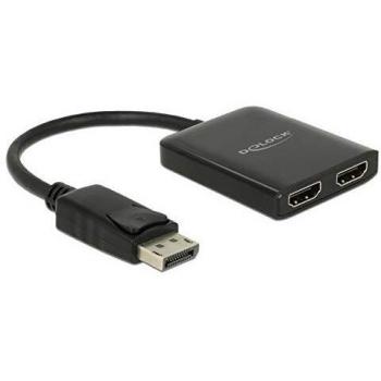 Splitter de Video DisplayPort 1.2 a 2x HDMI 4K 30Hz - Delock 87720