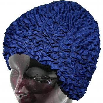 Fashy - Gorro de natación para mujer, color azul marino