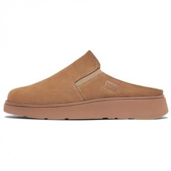 Fitflop Women's Gen-Ff Elasticated Clogs in Desert Tan, Size EU 39