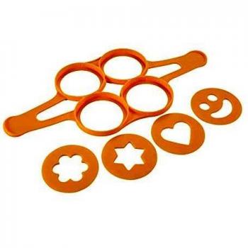 Molde de Silicona para Pancakes y Huevos x 4 Tescoma PRESTO Amarillo