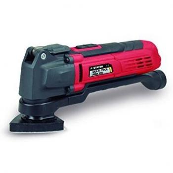 STAYER 1.1567 Multiherramienta, Máquina multiuso para cortar, rascar y lijar, Rojo/Negro, Unico