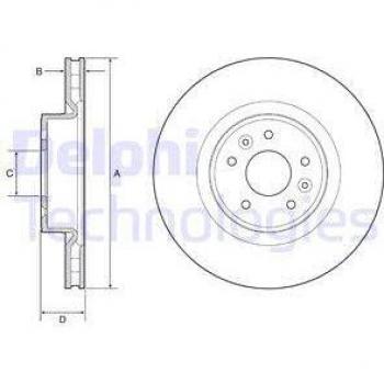 Disco de freno DELPHI BG9232C