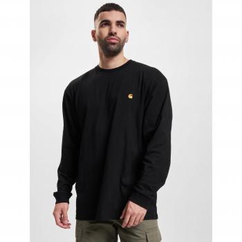 Camiseta Carhartt WIP Chase negra de hombre, manga corta