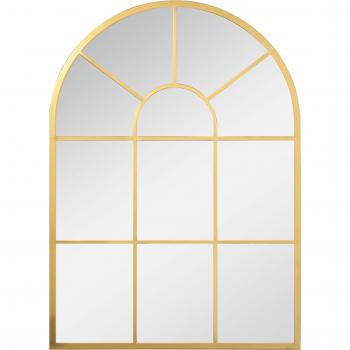 Espejo Decorativo de Pared 50x70 cm Estilo Moderno Dorado