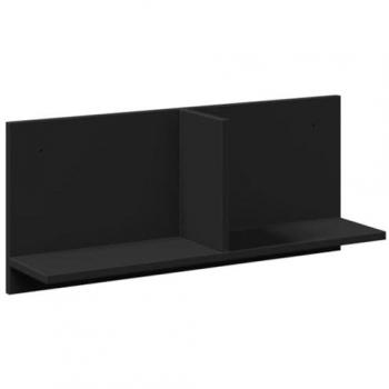 Armario de Pared 70x16,5x30 cm Negro en Madera de Ingeniería