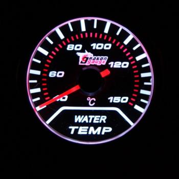 KKmoon 2 52mm Termómetro Medidor de Temperatura Agua de Sensor LED Indicador Temp para Coche Auto