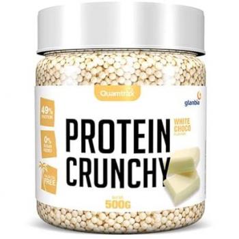 Quamtrax Crunchy Chocolate Branco 500g - Proteína crujiente de chocolate blanco, 500 gramos