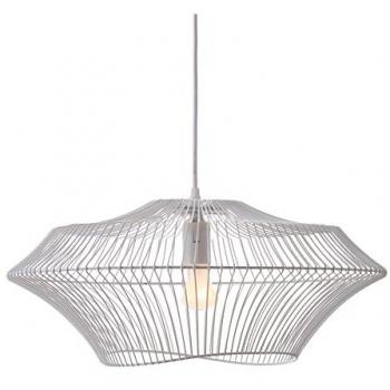 Lámpara de Techo IXIA 48,5 x 48,5 cm Metal Blanco