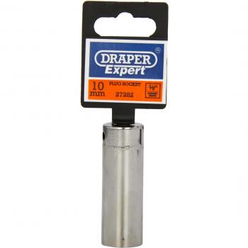 Draper 27282 Expert 10Mm 3/8 Square Drive Hi-Torq Spark Plug Socket