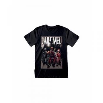 Camiseta Marvel Dark Heroes Talla XL para Adultos