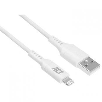 ACT Cable de Conector Lightning 1 metro Certificado por Apple - Blanco