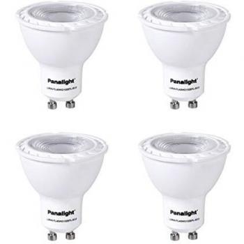 Panalight Pack de 4 Lámparas Led Dicroica GU10 de 5 W, 4000 K