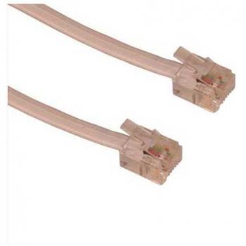 Cable telefónico RJ11-RJ11 de 10m Sandberg - Alta Calidad