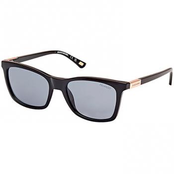 Skechers SE6360 Women's Polarized Sunglasses - Shiny Black / Smoke