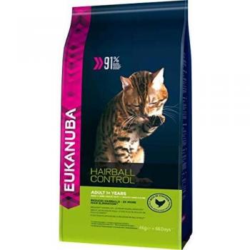Eukanuba Adulto Hairball Control Rico en pollo [4 Kg]