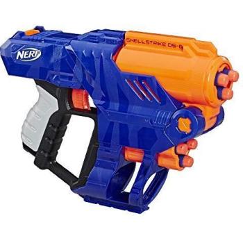 Hasbro Nerf Elite Shellstrike DS-6 Pistola de juguete
