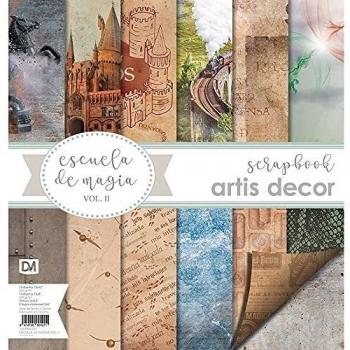 ARTIS DECOR PAPEL SCRAP COLECCIÓN ESCUELA DE MAGIA VOL. II