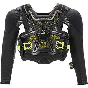 Acerbis Chaqueta Protectora Specktrum para Niños, Negro-Amarillo, Talla L/XL, Unisex