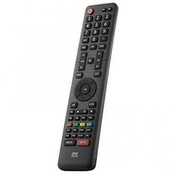 One For All ES URC1916 - Mando a Distancia de reemplazo para Televisores Hisense – Control Remoto Universal para Todo Tipo de TVs de la Marca Hisense, Negro