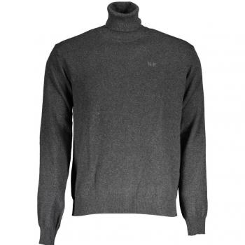La Martina Elegant Embroidered Logo Turtleneck Sweater - Large
