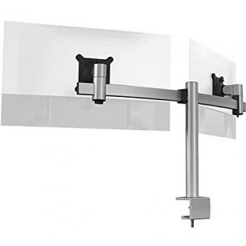 Soporte para monitor Durable 569187 para 2 pantallas con abrazadera de mesa