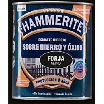 Esmalte Para Metal Hammerite Forja Negro 750ml Hammerite