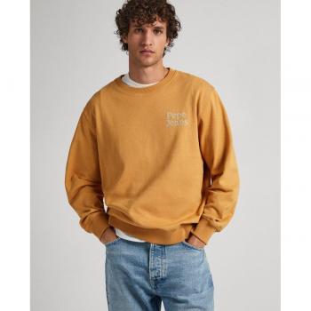 Pepe Jeans Men's Regular Fit Mustard Murvel Sweatshirt