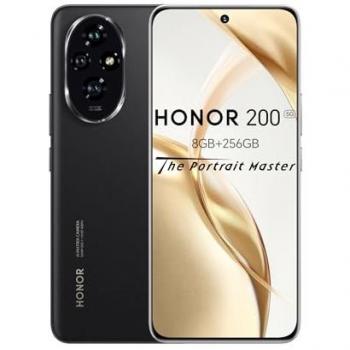 Honor 200 Smartphone 5G, Dual SIM, 8GB RAM, 256GB Almacenamiento, Pantalla de 6.7, Carga Rápida de 100W, Triple Cámara de 50MP, Color Negro