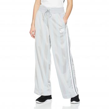 Nike W NSW Pant OH SHDW STRP Pants, Mujer, Wolf Grey/Antique Silver/White, XL