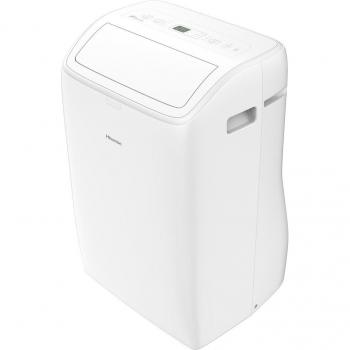 Aire Acondicionado Portátil Hisense APC12QC, 3010 frigorías/hora, Clase Energética A, Gas Refrigerante R290, Color Blanco