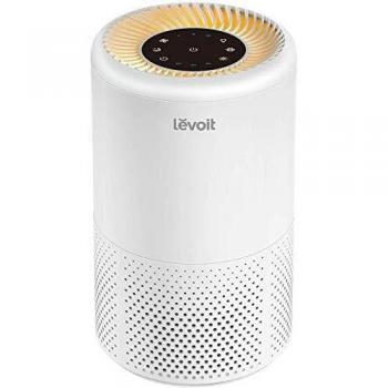 Purificador de aire alérgico para vivienda habitaciones, purificador de aire Levoit Air Purifier con temporizador de 2/6/8 horas, modo de sueño de 26 dB, filtro de carbón activo