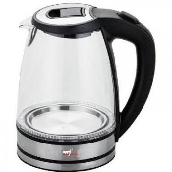 Hervidor Eléctrico Inalámbrico Melchioni MR Boil 1.7L 2200W Negro y Transparente