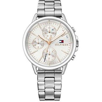 Tommy Hilfiger Reloj Multiesfera para Mujer de Cuarzo con Correa en Acero Inoxidable 1781787