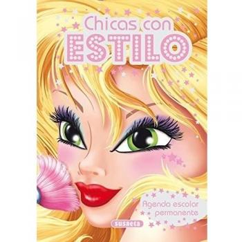Agenda escolar permanente - Chicas con estilo
