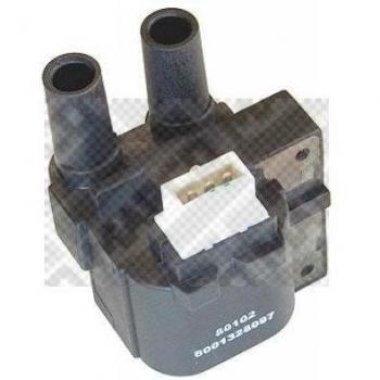 Bobina de encendido MAPCO 80102 - Bobina de encendido, compatible con varios modelos de vehículos, alta calidad, fácil instalación, diseño duradero y eficiente en la ignición