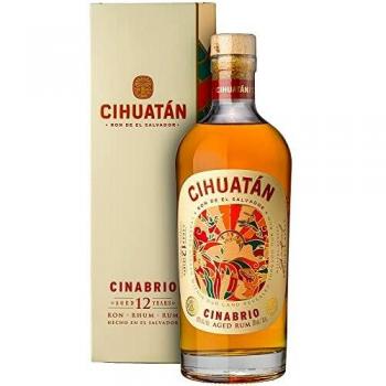 Cihuatán Cinabrio 12 Años Rum de El Salvador 40% Vol. 700ml con Caja de Regalo