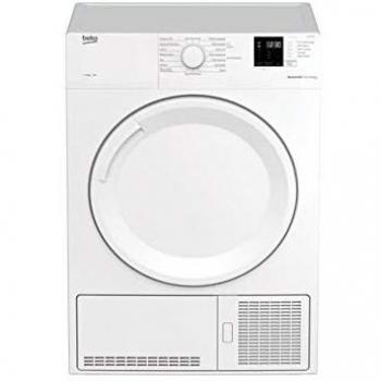 Secador de Ropa Beko DB8112PA0W Frontal a Condensación 8 kg Clase B Blanco con Sensor de Humedad y Pantalla Digital