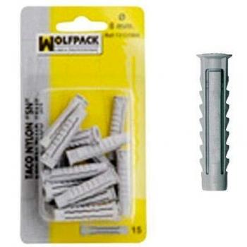 Conjunto de 6 Piezas de Taco Nylon SN 12 mm