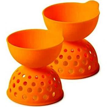 OXO Good Grips 2-Piece Silicone Egg Poacher Set