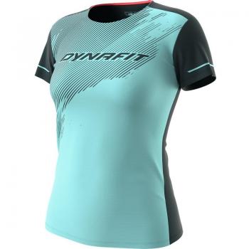 Dynafit Women's Alpine 2 Short Sleeve Trail Running Shirt - Marine Blue, Size M