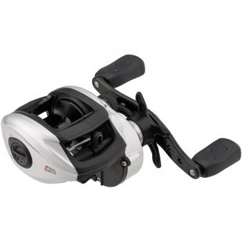 Abu Garcia Unisex MAX Toro 51 Zurdos bajo Perfil Carrete, Plata, Talla única