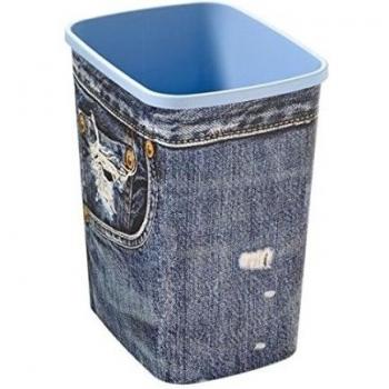 Curver Deco Flip Bin Jeans - Papelera, 25 l